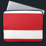 Red striped laptop sleeve<br><div class="desc">Red stripes christmas themed pattern.</div>