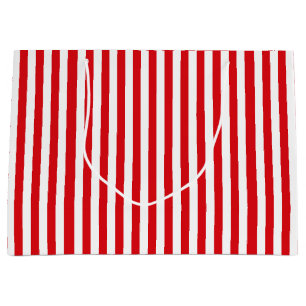 Red Striped Large Gift Bag