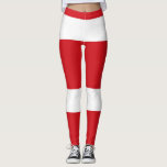 Red striped leggings<br><div class="desc">Red stripes christmas themed pattern.</div>