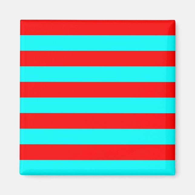 Red Striped Magnet (Front)