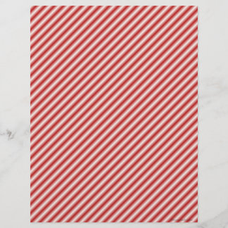 Red Striped Scrapbook Paper