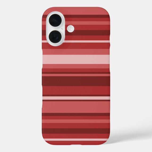 Red stripes Case-Mate iPhone case (Back)