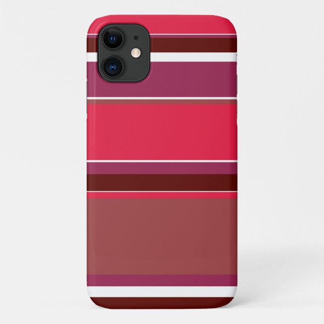 Red stripes Case-Mate iPhone case (Back)