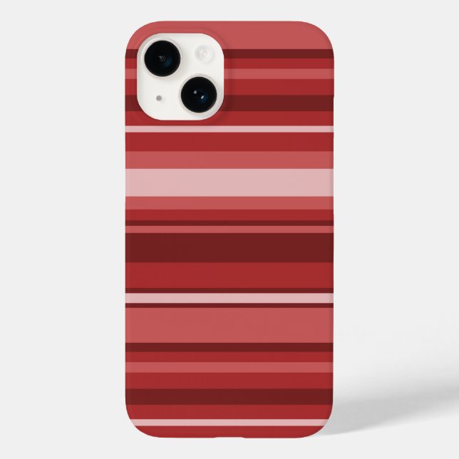 Red stripes Case-Mate iPhone case (Back)