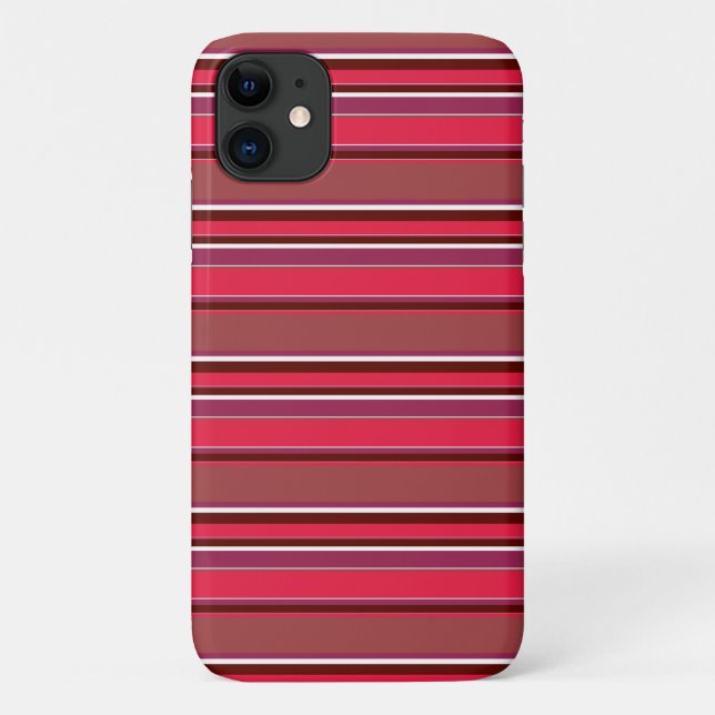 Red stripes Case-Mate iPhone case (Back)