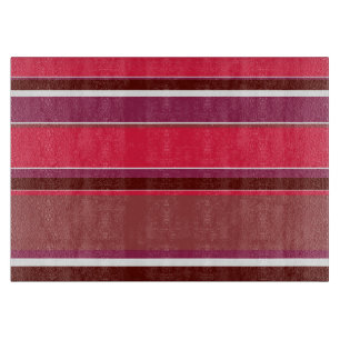 Red stripes cutting board