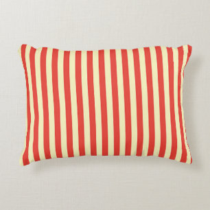 Red Stripes Decorative Cushion