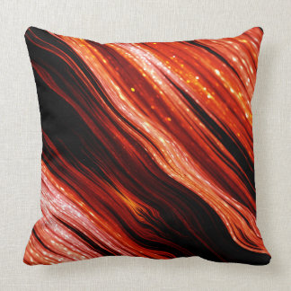 Red Stripes Pattern Cushion