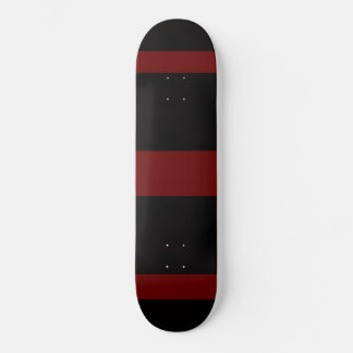red stripes pattern skateboard