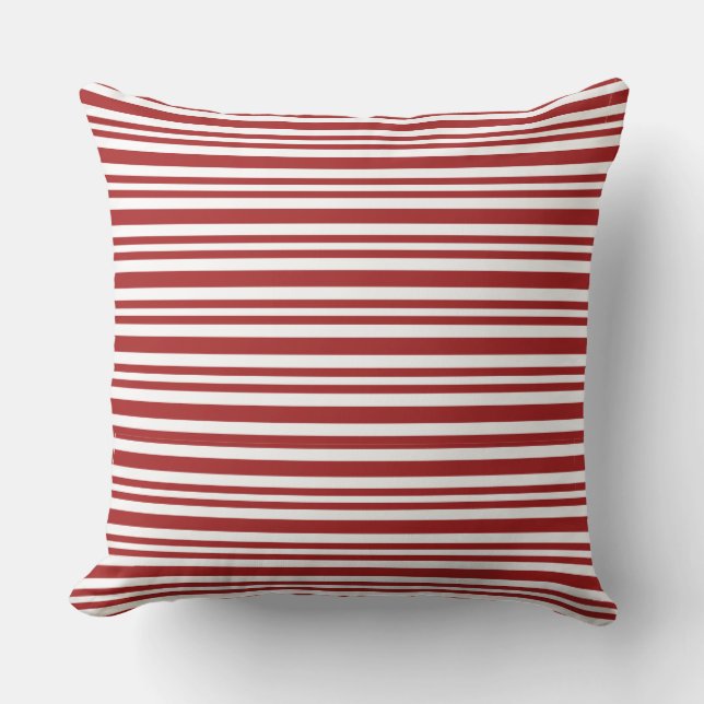 red stripes pillow (Front)