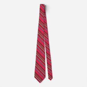 Red stripes tie