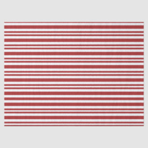 red stripes tissue paper