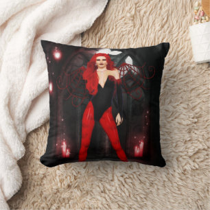 Red Succubus Cushion