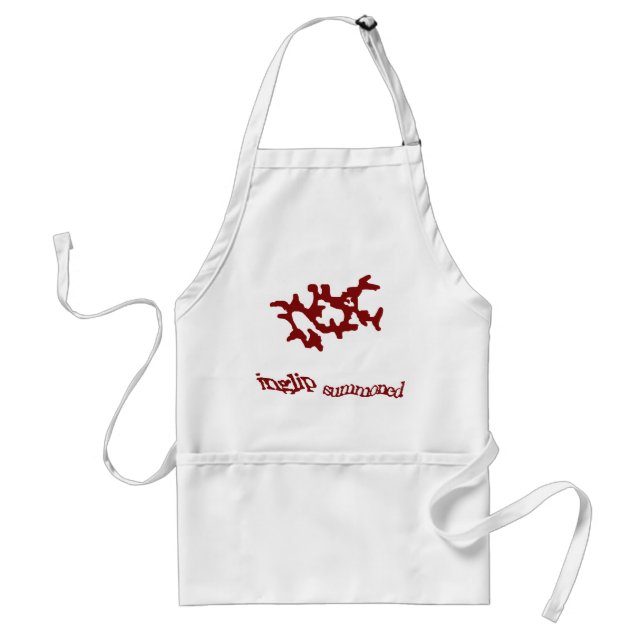 Red Summoning Weedaula Standard Apron (Front)