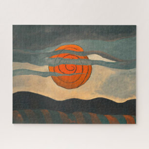 Red Sun Arthur Dove Jigsaw Puzzle