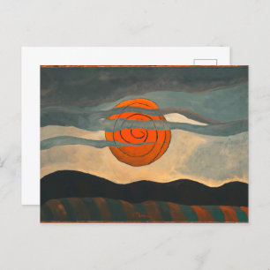 Red Sun Arthur Dove Postcard