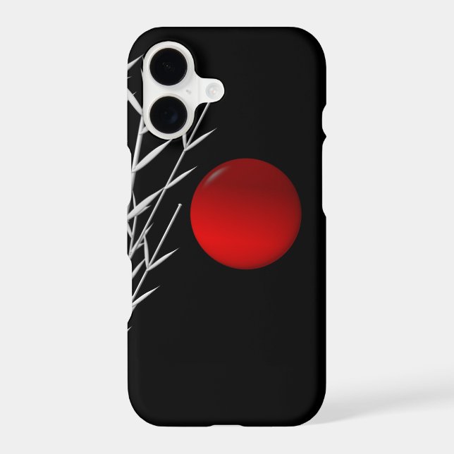 Red sun black white zen    samsung galaxy s21 case (Back)