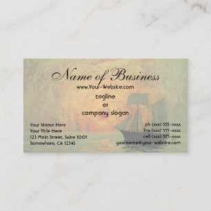 Red Sun by Maxime Maufra Business Card