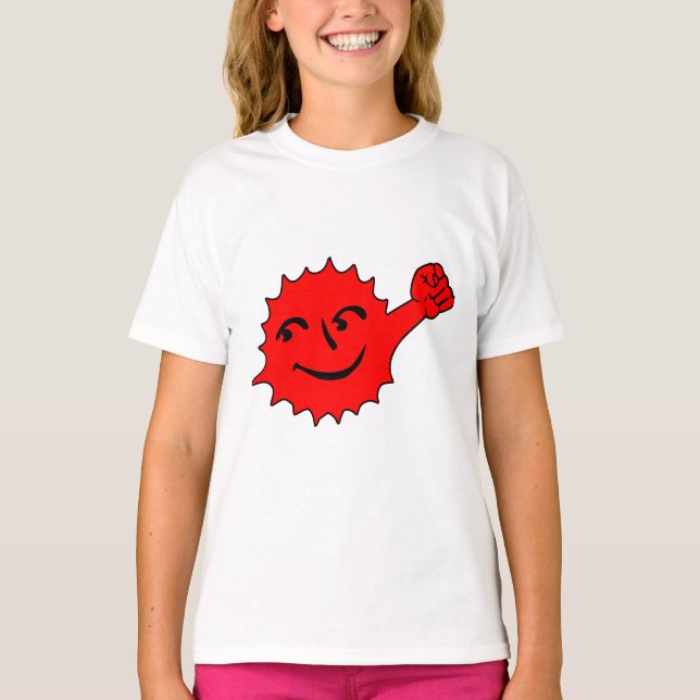 Red Sun Cheer Mascot T-Shirt (Front)