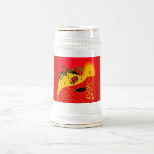 Red Sunset - Beer Stein
