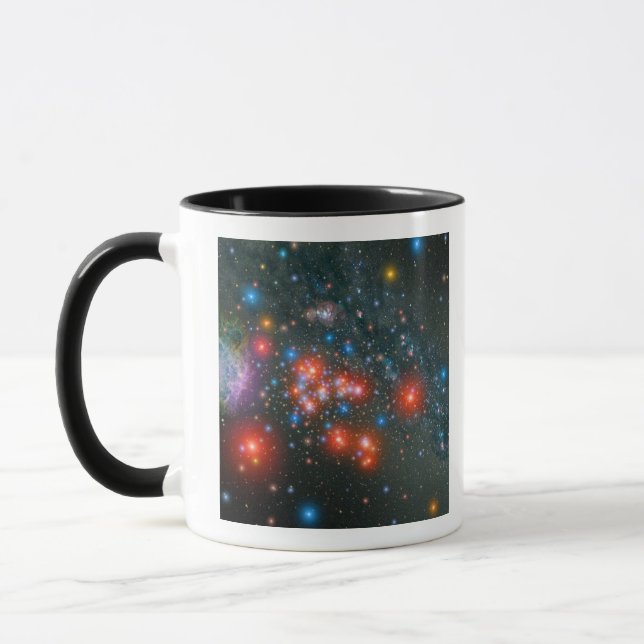 Red Super Giant Cluster Mug (Left)