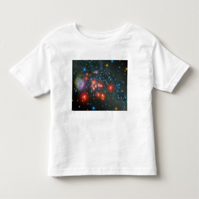 Red Super Giant Cluster Toddler T-Shirt (Front)