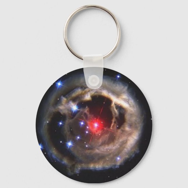 Red Super Giant Star Keychain (Front)