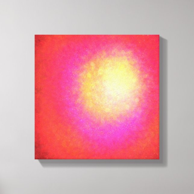 Red Supernova – Vibrant Canvas Print (Front)