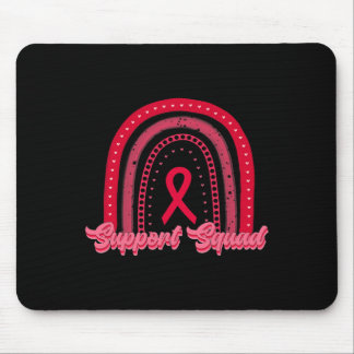red support squad rainbow blood cancer awareness w mouse pad