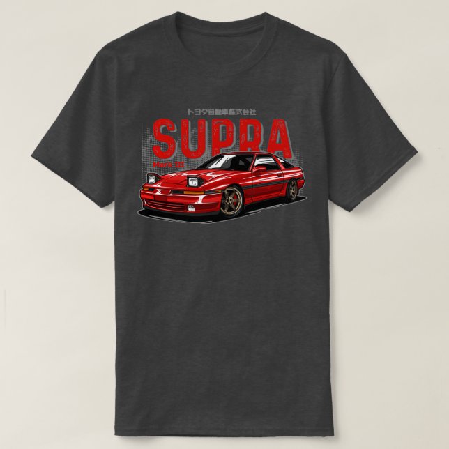 Red Supra MK3  T-Shirt (Design Front)