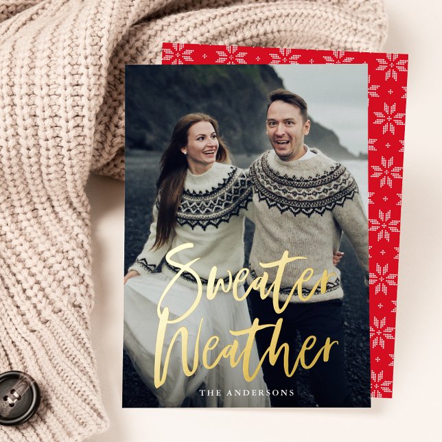 Red Sweater Weather Photo (Creator Uploaded)