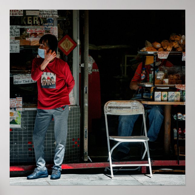 Red Sweatshirt Poster (Front)