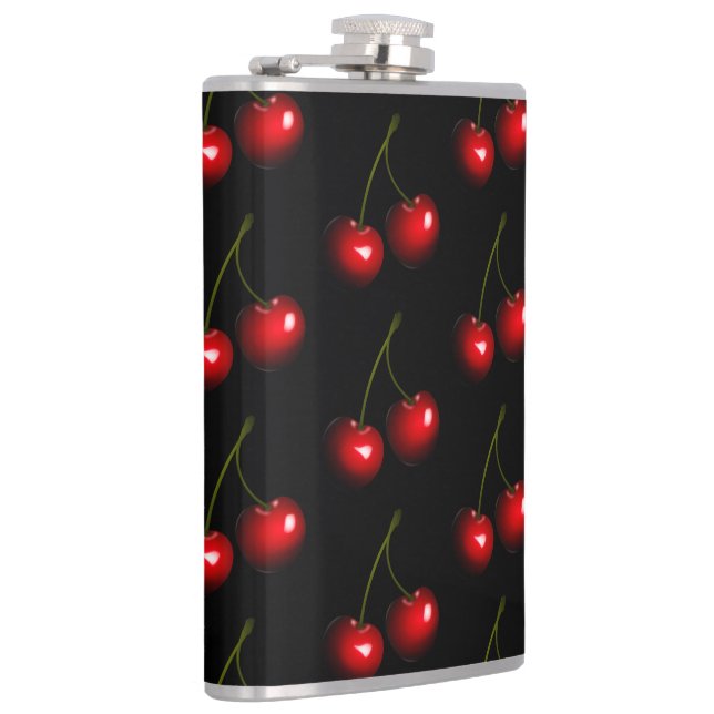 Red Sweet Cherries Flask (Right)