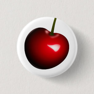 Red Sweet Cherry Button Gift - Choose Colour