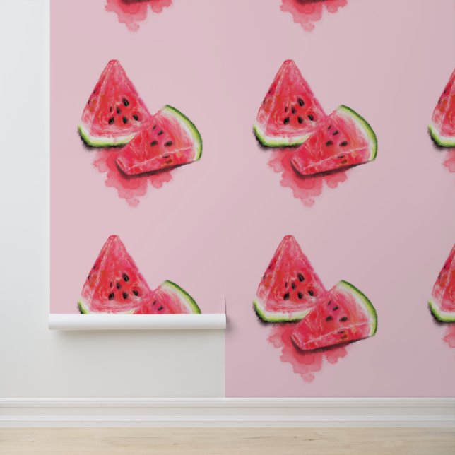 Red Sweet Watermelon Funny Wallpaper (Application)
