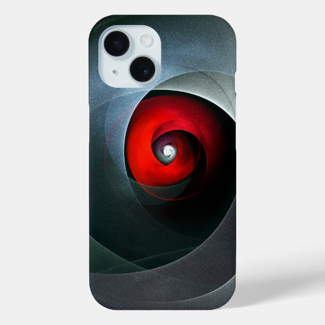 Red Swirl Artistic Modern Abstract Art Pattern #19 Case-Mate iPhone Case (Back)