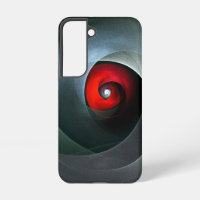 Red Swirl Artistic Modern Abstract Art Pattern #19