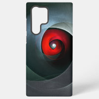 Red Swirl Artistic Modern Abstract Art Pattern #19