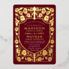 Red Sword Shield Mediaeval Monogram Wedding