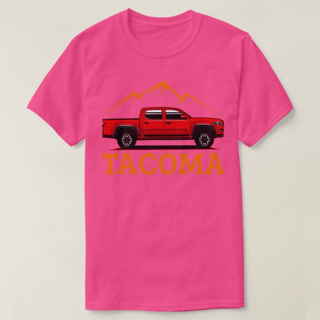 Red tacoma offroad  T-Shirt (Design Front)