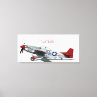 Red Tail P-51 Mustang of the Tuskegee Airmen