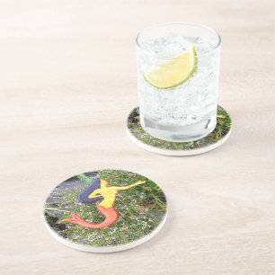 red-tail sirena mermaid coaster