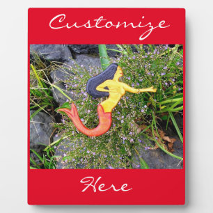 red-tail sirena mermaid plaque