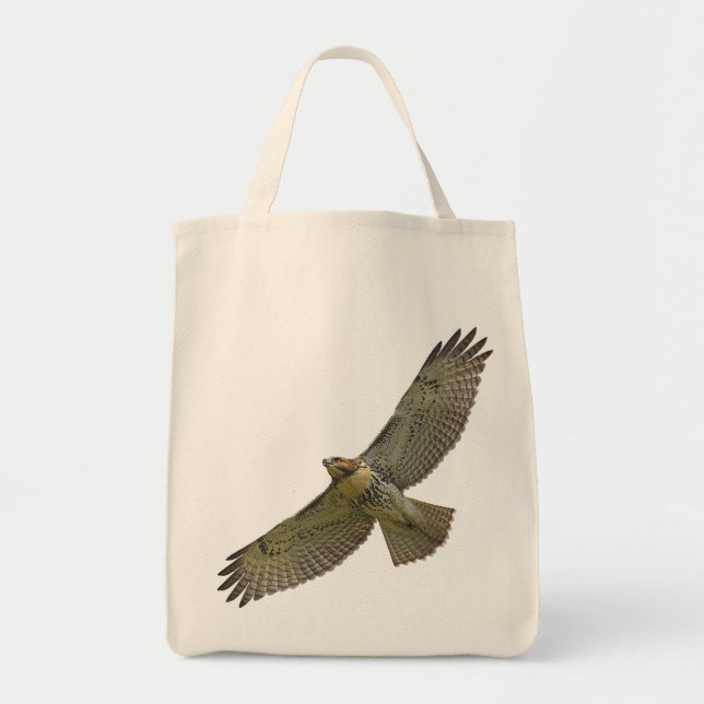 red-tail soaring Tote Bag (Front)