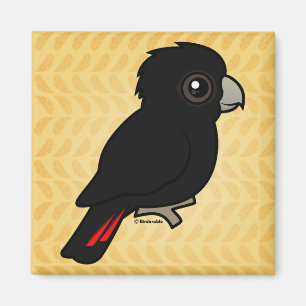 Red-tailed Black Cockatoo Magnet