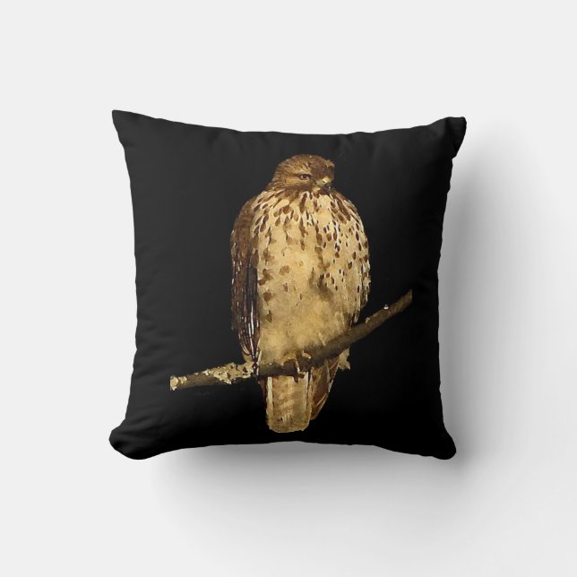 Red Tailed Hawk Cushion (Front)