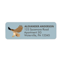 Red-Tailed Hawk in Flight Personalised