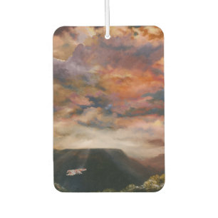 Red-tailed Hawk over the Mesas Air Freshener