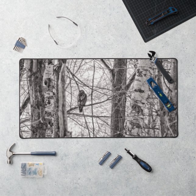 Red-tailed Hawk P8443 Desk Mat (Workstation)