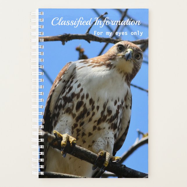 Red-Tailed Hawk Planner (Front)